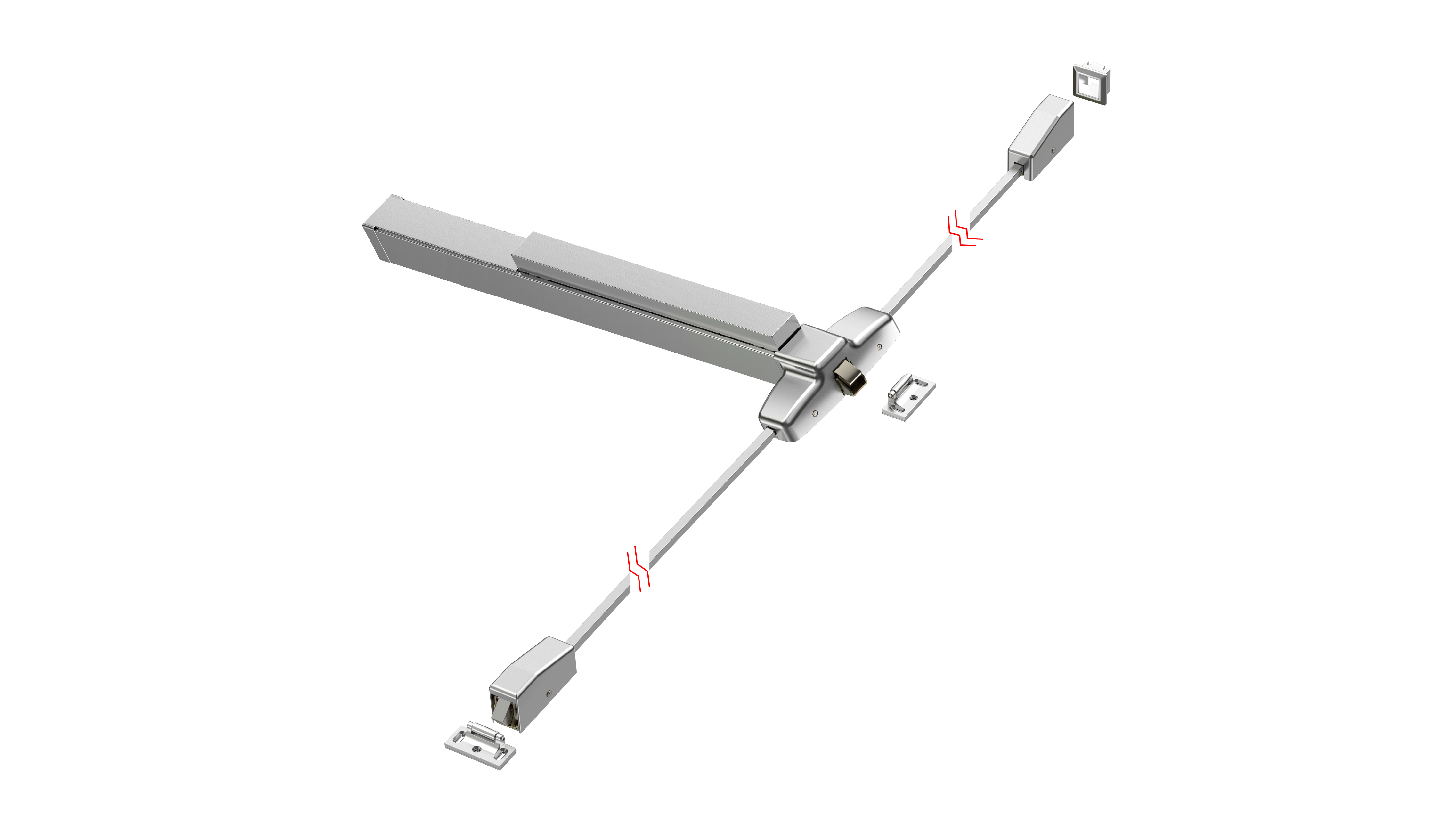 Anti-Panic Mortise Lock قفل نقر مضاد للذعر