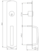 Keyman Pull and Thumbpiece Trim مع اسطوانة - تسهيل التثبيت