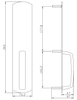 Keyman Pull و Thumbpiece Trim Dummy Trim مع مقبض قبضة مع شريط الذعر للشفاء