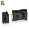 Jimmy Proof Night Latch for Front Door Slververy Gold Gold Black with Prold R3564