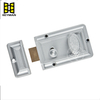 Jimmy Proof Night Latch for Front Door Slververy Gold Gold Black with Prold R3564
