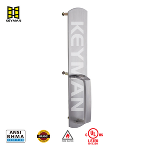 Keyman Pull و Thumbpiece Trim Dummy Trim مع مقبض قبضة مع شريط الذعر للشفاء