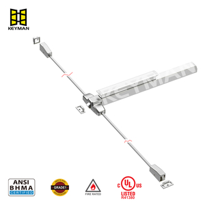 جهاز خروج من الألومنيوم متوافق مع Keyman ANSI/BHMA - آلية قفل ثلاثية النقاط X801-A 