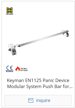 قضبان الذعر لأبواب الخروج الثقيلة
