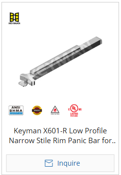 قضبان الذعر لأبواب الخروج 36 بوصة
