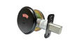 مؤشر خصوصية KEYMAN التجاري Deadbolt 304 قفل من الفولاذ المقاوم للصدأ للحمام يناسب الأبواب السميكة من 1-3/8 بوصة إلى 1-3/4 بوصة باللون الأسود