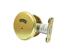 مؤشر خصوصية KeyMAN التجاري Deadbolt 304 قفل من الفولاذ المقاوم للصدأ للحمام يناسب أبواب سميكة من 1-3/8 بوصة إلى 1-3/4 بوصة بلمسة نهائية من النحاس الساتان